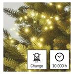 Svetelná reťaz LED - svetelné klastre, nano, 2,35 m, vnútorná, teplá biela, časovač