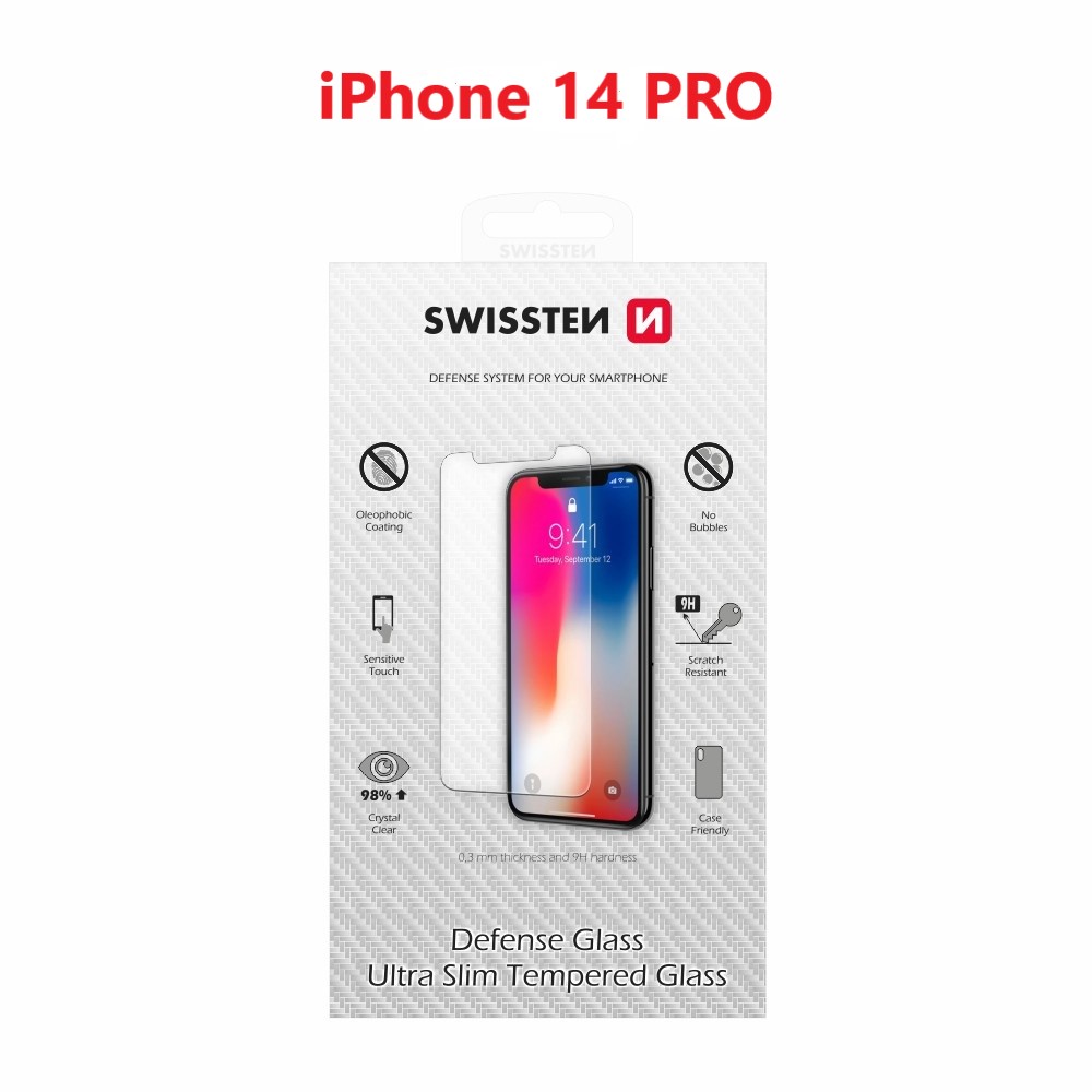Swissten 2.5D sklo Apple iPhone 14 Pro