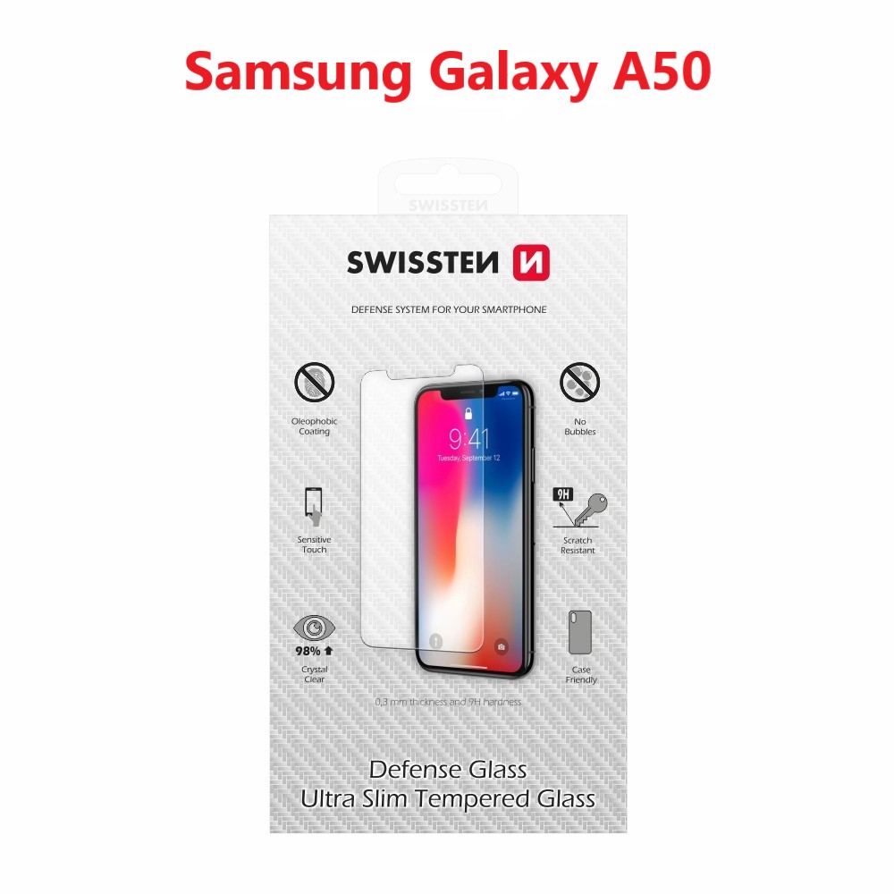 Swissten 2.5D sklo Samsung Galaxy A50