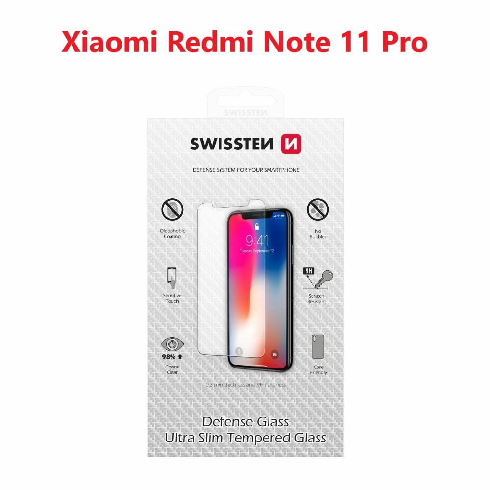 Swissten 2.5D sklo Xiaomi Redmi Note 11 Pro