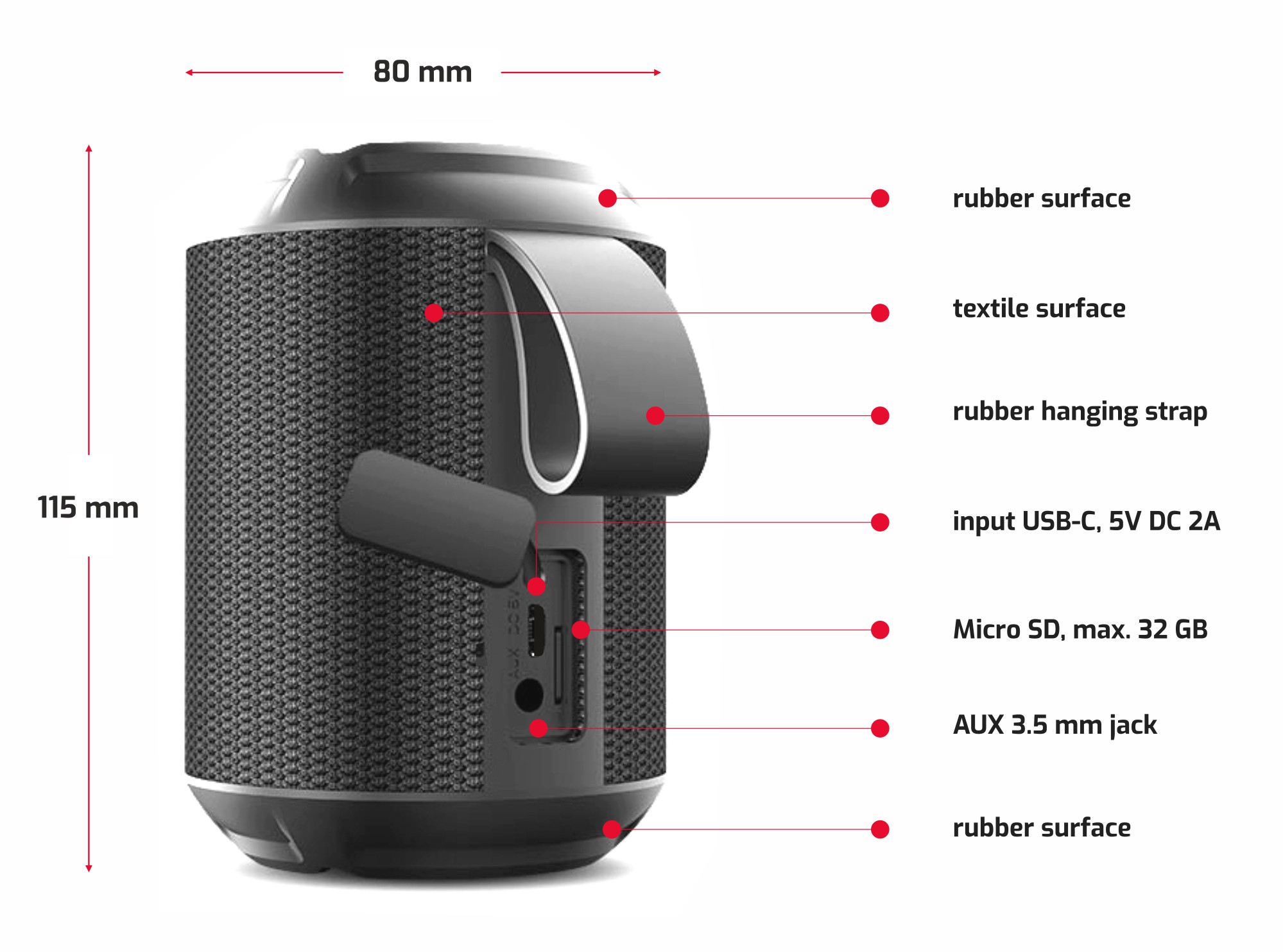 Swissten Bluetooth reproduktor Ultimate 24 W, černý