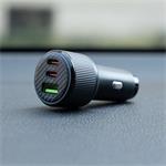 Swissten CL adaptér 2x USB-C PD + USB-A 95W, černý