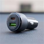 Swissten CL adaptér USB-C + USB-A 38 W, černý