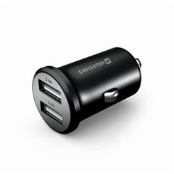 SWISSTEN CL USB auto adaptér 2xUSB 4,8A černý 20114000 - Mobilní telefony - příslušenství