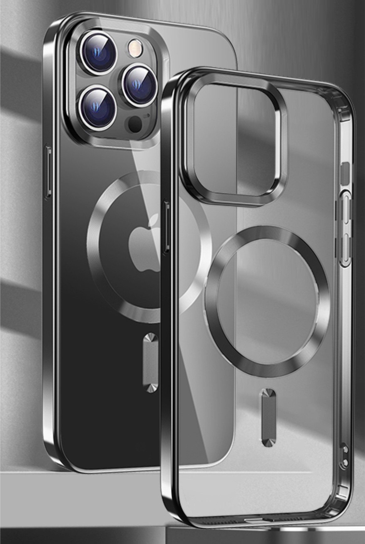Swissten Clear Jelly MagStick Apple iPhone 16 Plus, černé
