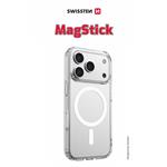 Swissten Clear Jelly MagStick Apple iPhone 17 Pro, transparentní