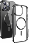 Swissten Clear Jelly MagStick pre Apple iPhone 16 Pro, čierny