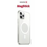 Swissten Clear Jelly MagStick pre iPhone 15 Pro, priehľadný