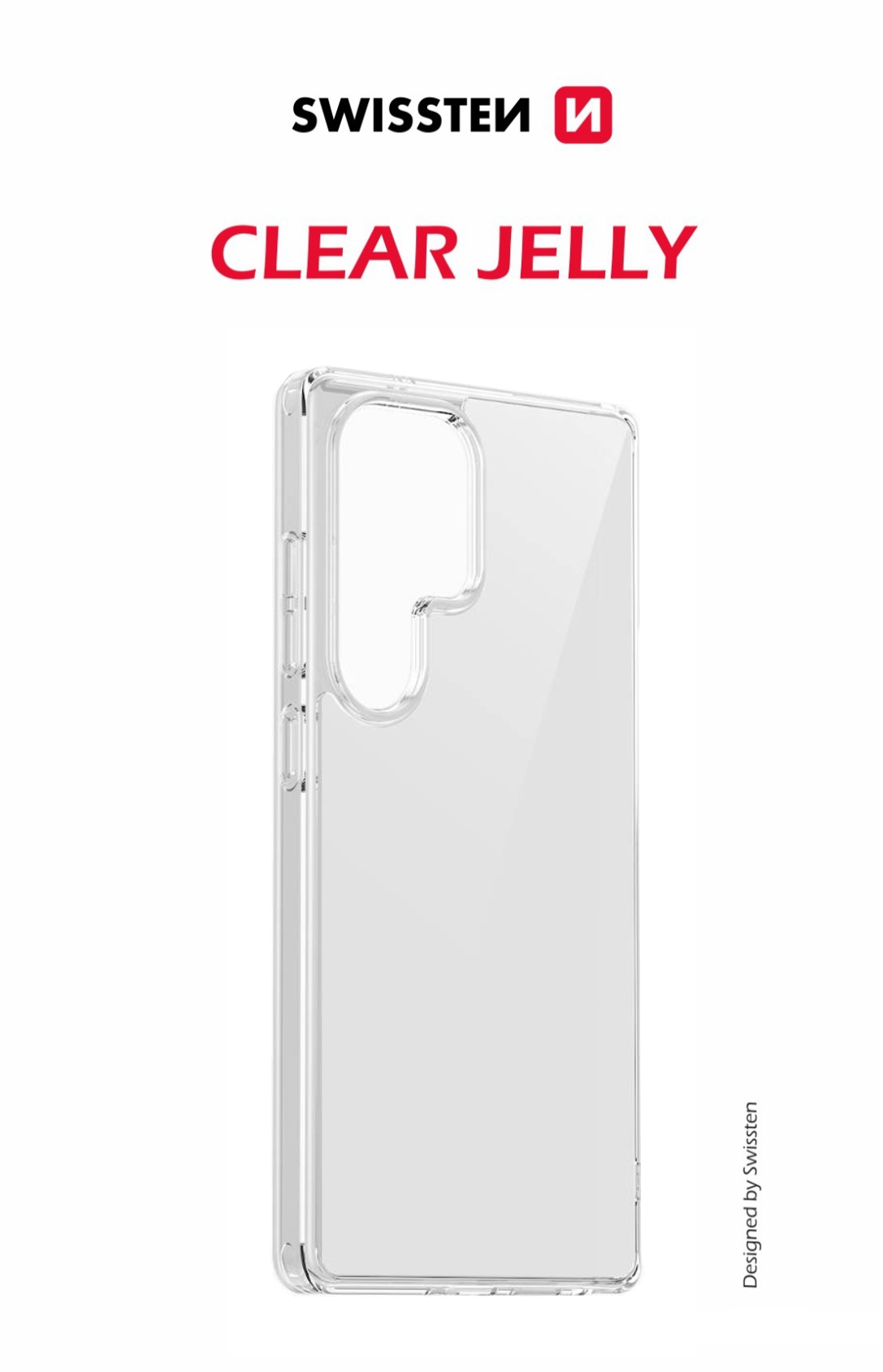 Swissten Clear Jelly Pro pre Galaxy S25 Ultra, priehľadný