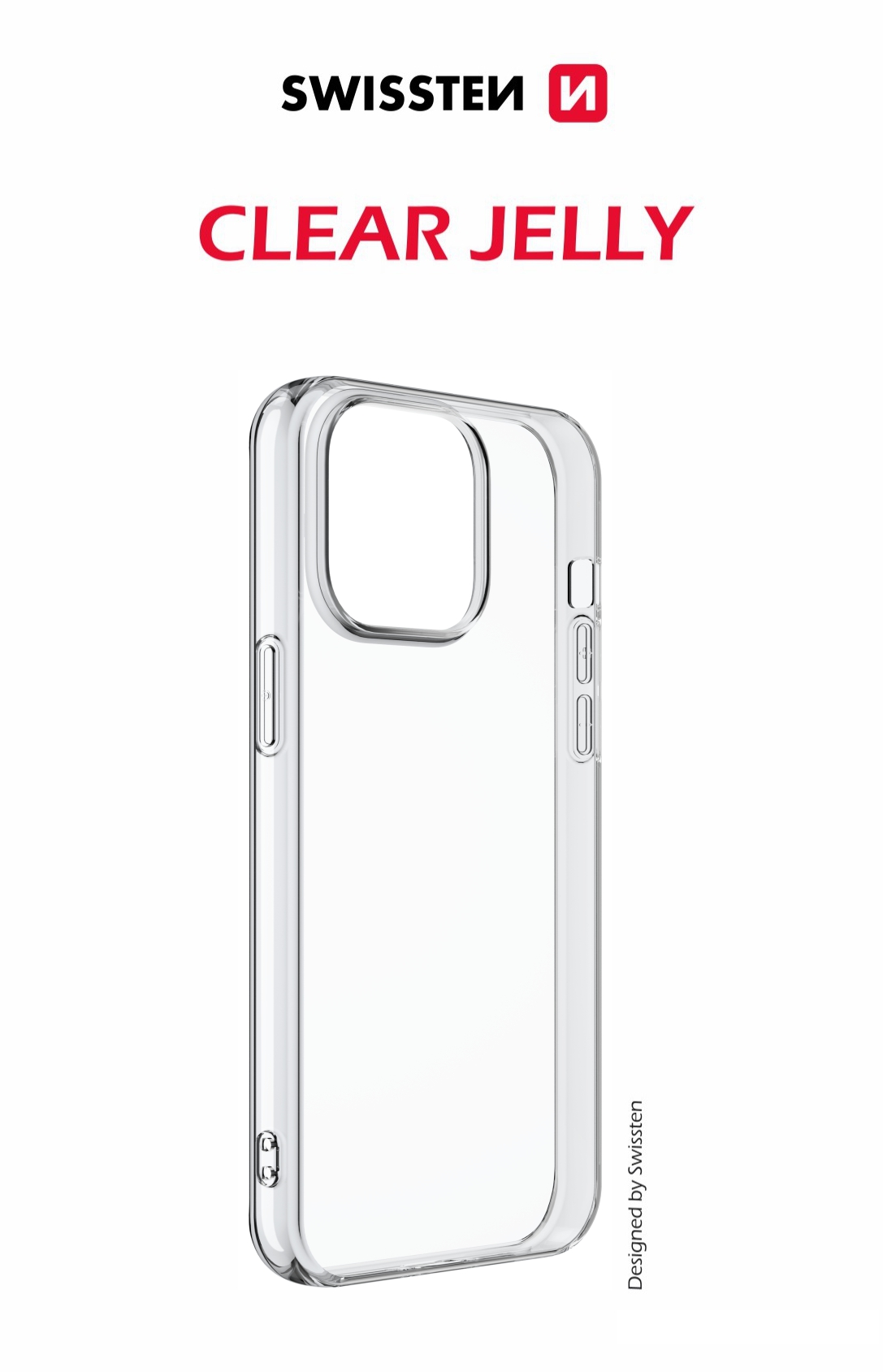 Swissten Clear Jelly Pro Xiaomi Redmi Note 14 Pro+, transparentní