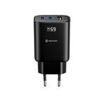 Swissten Edge GaN adaptér 65 W, černý
