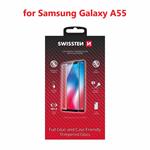 Swissten Full Glue sklo pro Samsung Galaxy A55, černé