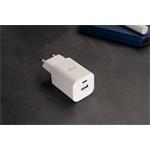 Swissten GaN adaptér 45W + USB-A, bílý  