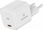 Swissten GaN adaptér 65 W, biely
