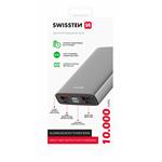 Swissten hliníková powerbanka 20 W PD, 10 000 mAh, sivá