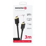 Swissten Kabel HDMI / HDMI 4K 60Hz 3,0m, PVC