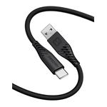 Swissten kabel Silicone USB / USB-C 60 W, černý