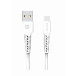Swissten kabel USB / USB-C 1 m, bílý