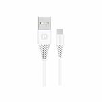 Swissten kabel USB / USB-C, bílý