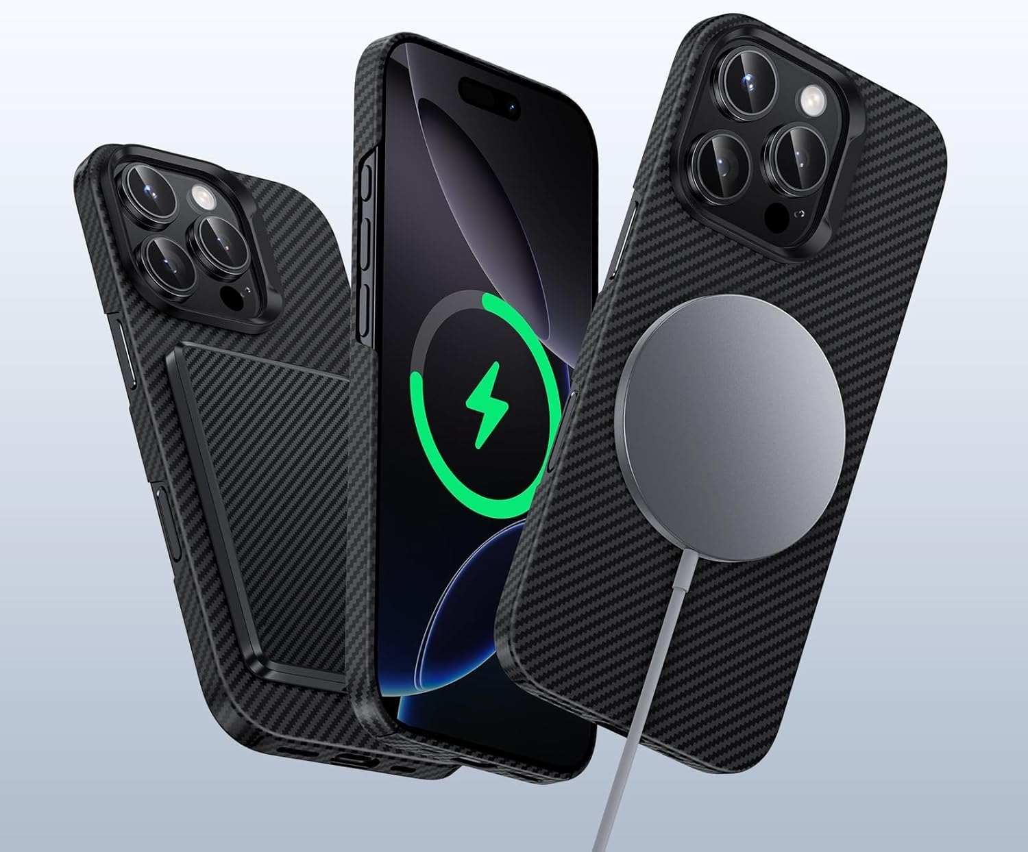 Swissten MagCarbon Pro Galaxy S25+, čierne