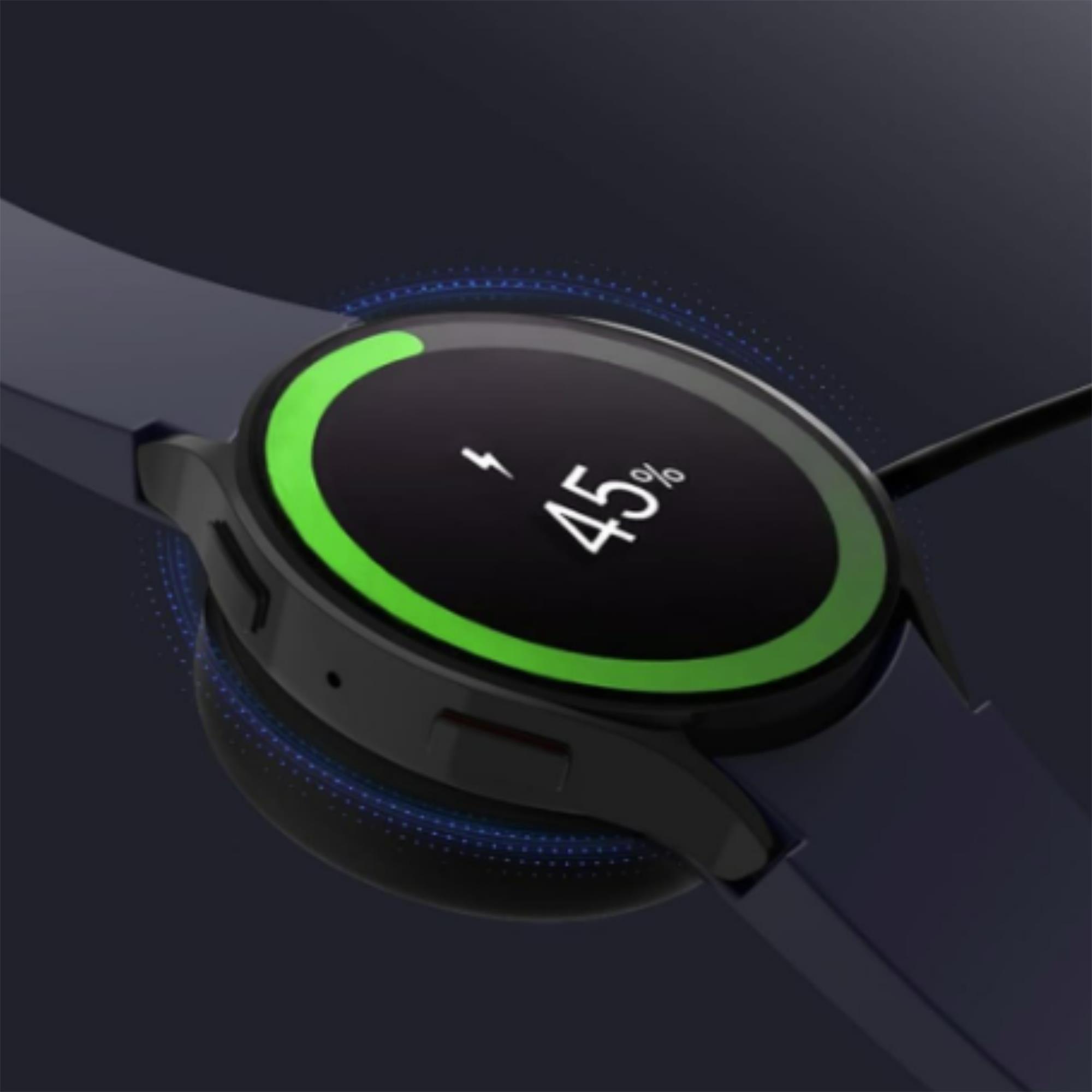 Swissten magnetický kabel pro Galaxy Watch, USB-C, 1,2m, černý