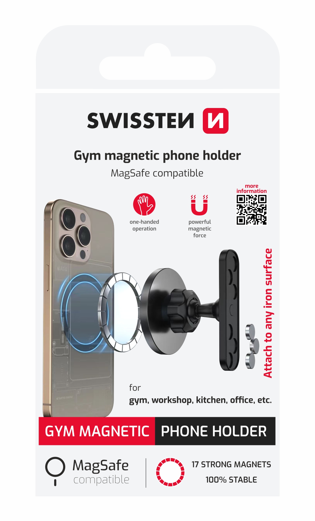 Swissten MagSafe držák smartphonu s magnetickým uchycením