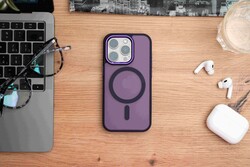 Swissten MagStick Flex Pro pre Apple iPhone 15, fialové