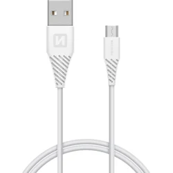 Swissten Micro USB kabel 1,5 m, bílý