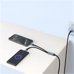 Swissten Nabíjecí kabel 2v1 100W USB-C / 2x USB-C 1,5m, černý
