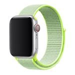 Swissten nylonový remienok pre Apple Watch 42–49 mm, limetkový  