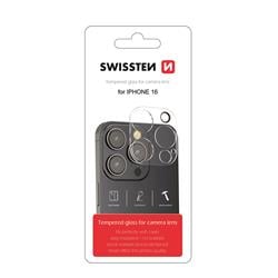 Swissten Ochranné sklo na čočky fotoaparátu pro Apple iPhone 16