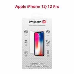Swissten Ochranné temperované sklo pro Apple iPhone 12 / 12 Pro 2,5D