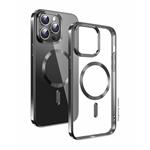 Swissten pouzdro Clear Jelly MagStick Apple iPhone 13, černé