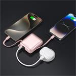 Swissten powerbanka Space 10000 mAh, růžová