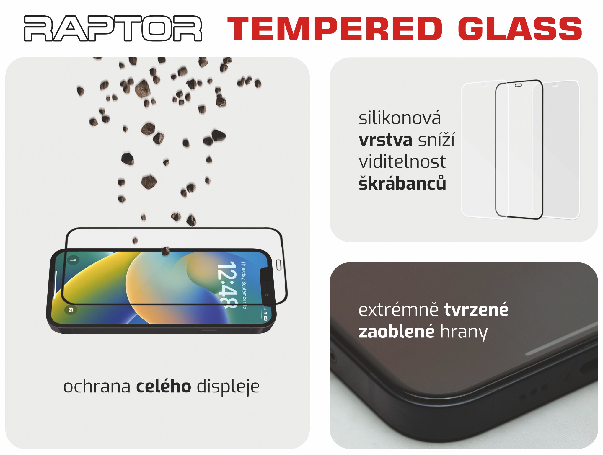 Swissten Raptor 3D sklo pre Galaxy S24+, čierne