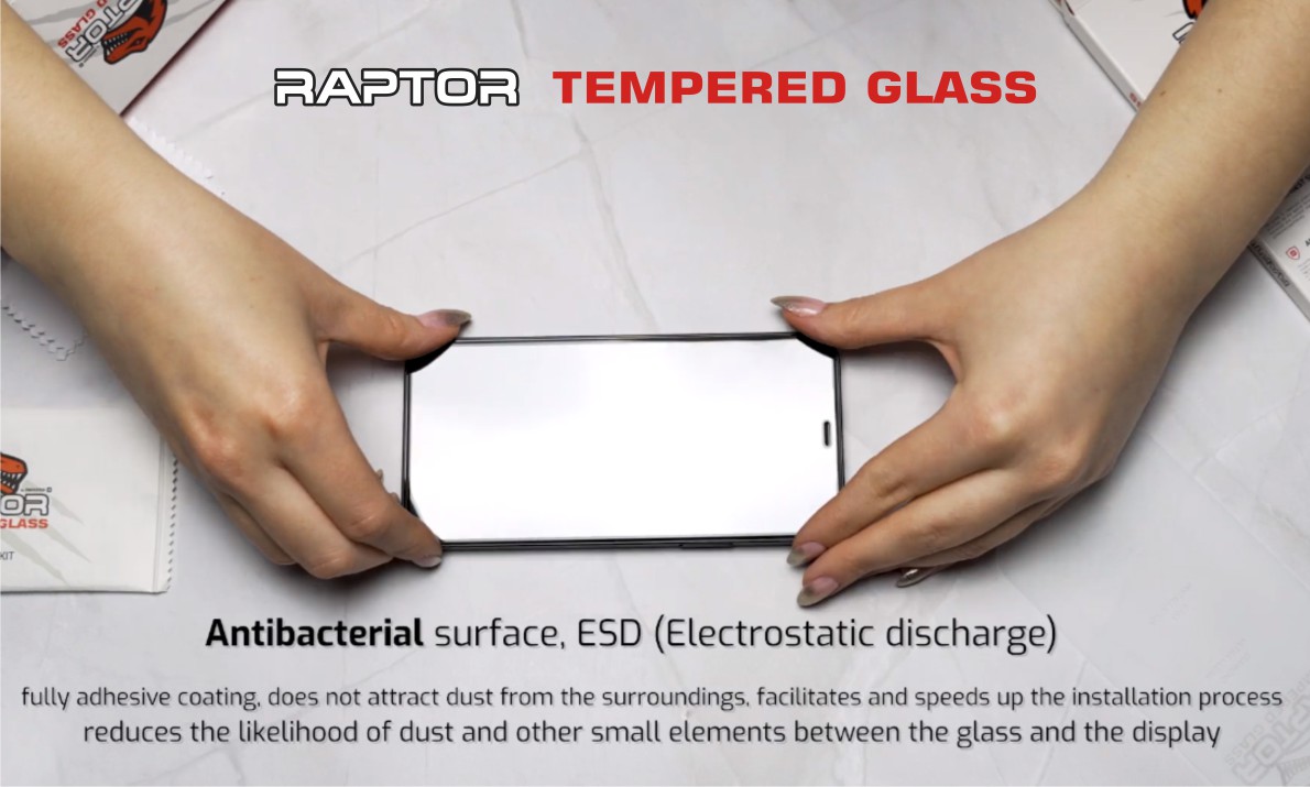 Swissten Raptor Diamond Ultra Clear 3D temperované sklo Samsung Galaxy A26 5G, černé