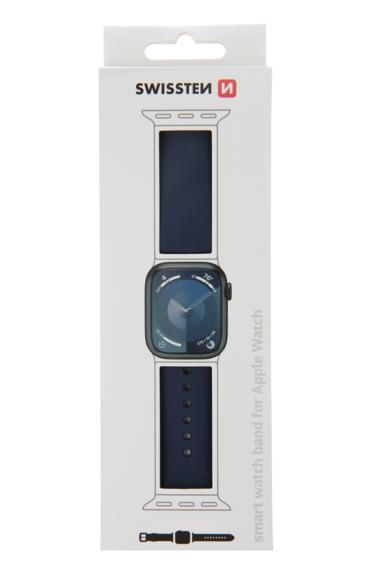 Swissten silikonový řemínek pro Apple Watch 38/40/41 mm, modrý