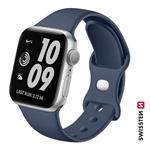 Swissten silikonový řemínek pro Apple Watch 38/40/41 mm, modrý