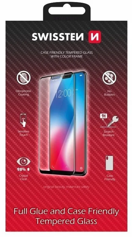 Swissten sklo Apple iPhone 14 Plus, černé