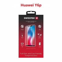 Swissten Sklo Full Glue, Color Frame, Case Friendly pro Huawei Y6p, černé