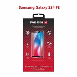 Swissten Sklo Full Glue, Color Frame, Case Friendly pro Samsung S721B Galaxy S24 FE 5G, černé