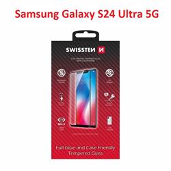Swissten Sklo Full Glue, Color Frame, Case Friendly pro Samsung S928 Galaxy S24 Ultra 5G, černé