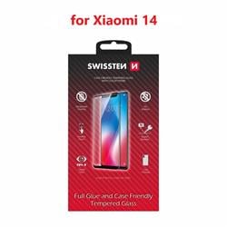Swissten Sklo Full Glue, Color Frame, Case Friendly pro Xiaomi 14, černé