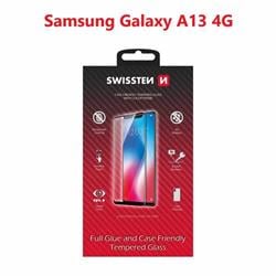 Swissten sklo Full Glue Galaxy A13, černé  