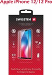 Swissten sklo Full Glue pre Apple iPhone 12/12 Pro, čierne