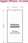 Swissten sklo Full Glue pre Apple iPhone 12 Mini, čierne