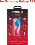 Swissten sklo Full Glue pre Samsung Galaxy A35, čierne