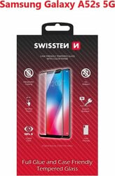 Swissten sklo Full Glue pre Samsung Galaxy A52s, čierne