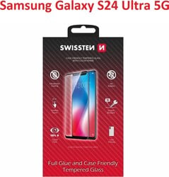 Swissten sklo Full Glue pre Samsung Galaxy S24 Ultra, čierne