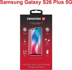 Swissten sklo Full Glue pre Samsung Galaxy S26+, čierne